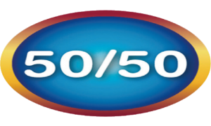 50/50